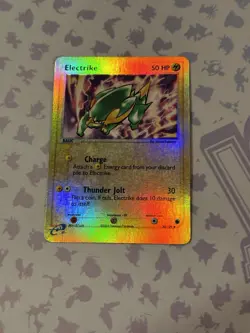 2003 Electrike Pokemon 30/109 EX Ruby Sapphire Reverse Holo LP - Image 1