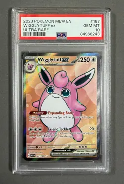 2023 Pokemon Mew EN Wigglytuff ex ULTRA RARE, PSA 10! - Image 1