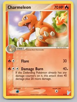 Charmeleon 3/12 Uncommon EX Trainer Kit 2 Minun Pokemon Lightly Played - Image 1