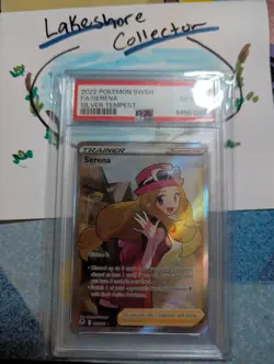 PSA 10 GEM MINT 2022 Pokemon SWSH Silver Tempest Serena Full Art #193 - Image 4