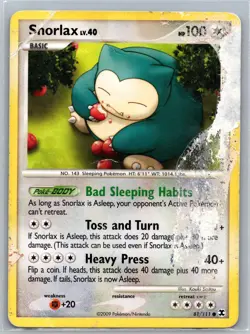 Snorlax 81/111 C Rising Rivals DMG Pokemon - Image 1