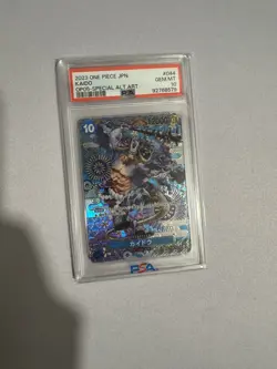Bandai One Piece Kaido SP Special Alt Art Holo OP05 #044 JPN PSA 10 - Image 1