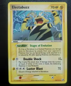 Electabuzz RARE 22/115 Ex Unseen Forces Pokemon Card - Image 1