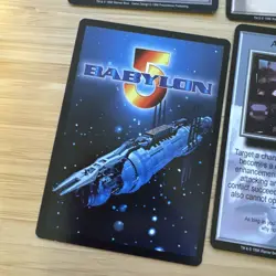 Cards Show Wear, Babylon 5 B5 CCG Card Lot Of 4 Some Have Bends , 1998-99 - Image 3