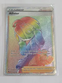 Allister 192/185 Vivid Voltage Full Art Secret Rainbow Rare Pokemon Card - Image 1
