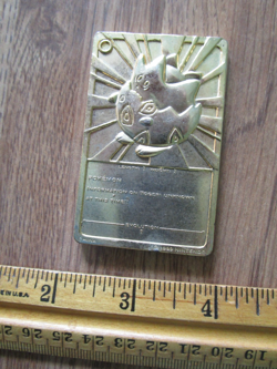 1999 Burger King Pokemon 23K Gold Plated Trading Card - Togepi - Image 3