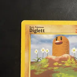 Pokemon Vintage ERROR Diglett Fight Symbol Error Base Set Deck Exclusive 1999 - Image 2