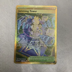 Pokemon TCG Trainer Jamming Tower Card 243/182 Destined Rivals - Image 1