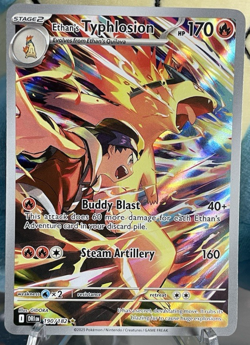 Pokemon TCG: Ethan's Typhlosion Destined Rivals Illustration Rare 190/182 - NM - Image 1