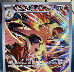 Pokemon TCG: Ethan's Typhlosion Destined Rivals Illustration Rare 190/182 - NM - Image 2