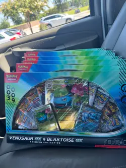 Pokemon TCG SV: Venusaur And Blastoise Ex Premium Collection Box IN HAND - Image 1