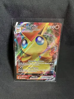 Pokemon TCG Victini VMAX Sword & Shield - Battle Styles 022/163 Holo Ultra Rare - Image 3