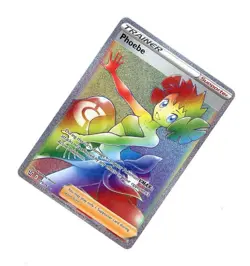2021 Pokemon FULL ART TRAINER PHOEBE SECRET RARE HOLO 175/163! MINT - Image 1