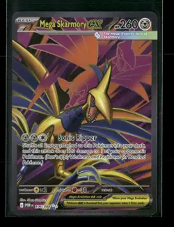 Mega Skarmory ex 106/088 Perfect Order NM/M Pokemon - Image 1