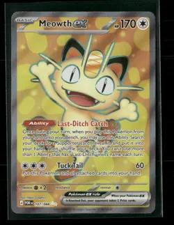 Meowth ex 107/088 Perfect Order NM/M Pokemon - Image 1