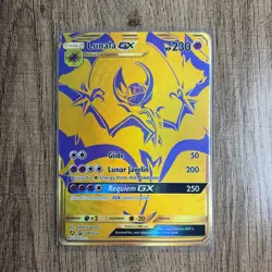 Pokemon TCG Lunala GX (SM103a) Alternate Art Black Star Promo NM - Image 1