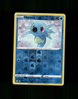 Horsea 020/072 Common Shining Fates Pokemon Reverse Holo Near Mint - Image 1