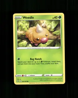 Weedle 001/185 Common Vivid Voltage Pokemon Near Mint - Image 1