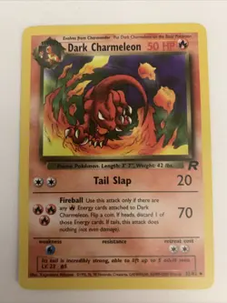Dark Charmeleon Team Rocket 32/82 NM Pokemon - Image 1