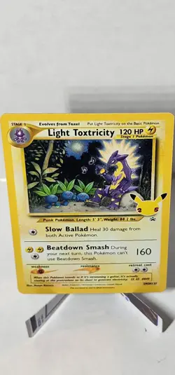 Light Toxtricity SWSH137 Black Star Promo - Celebrations Pokemon - Image 4