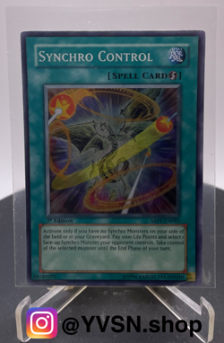 Yugioh! Synchro Control ABPF-EN062 Super Rare 1st Edition NM/M - Image 1