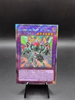 Gladiator Beast Gyzarus (Platinum Secret Rare) RA03-EN198 Yu-Gi-Oh NM - Image 1