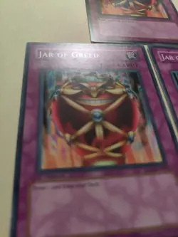 3x Jar of Greed DB1-EN242/SD3/YSD Rare/C LP - Image 4
