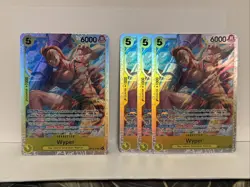 One Piece CCG Wyper 4x Card Playset OP15-114 SR - English - ALL NM+ - Image 1