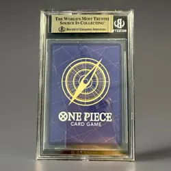 ONE PIECE OP13-CARRYING ON HIS WILL; ALT. ART #064 GOL D ROGER BGS 10 PRISTINE - Image 2