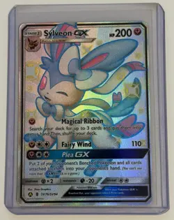 Pokemon Hidden Fates Full Art Shiny Sylveon GX SV76/SV94 - Image 1