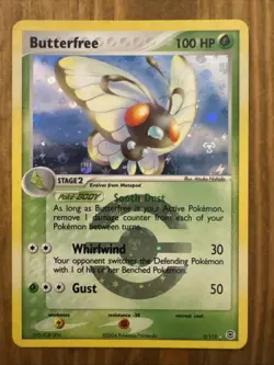 Pokemon TCG Butterfree 2/112 EX Fire Red/Leaf Green Reverse Holo -MINT CONDITION - Image 1