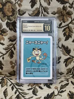 Meowth - Old Maid 2019 CGC 10 Japanese Pokemon - PRISTINE - Image 1