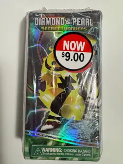 new sealed Pokemon Diamond & Pearl Secret Wonders Powerhouse deck (small tear) - Image 1