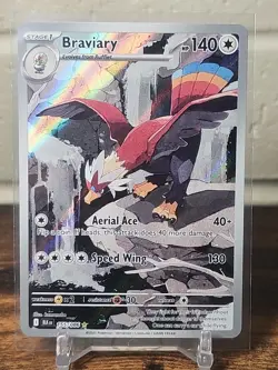 Pokemon TCG Braviary Illustration Rare 155/086 Black Bolt - Image 1