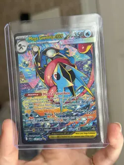 Mega Greninja EX 116/086 Special illustration Rare (SIR) - Chaos Rising NM-Mint - Image 4