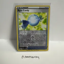 Pokemon TCG - Rare Candy 180/202 - Uncommon Reverse Holo - SWSH Base Set -NM - Image 1