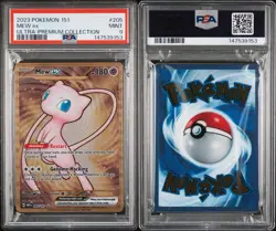 Pokemon TCG PSA 9 MINT 2023 Metal 151 Ultra-Premium Collection MEW EX #205 - Image 3