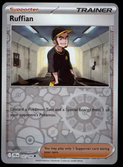 Ruffian 157/159 Uncommon Journey Together Pokemon Reverse Holo Near Mint - Image 1