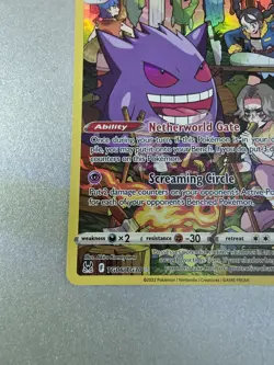 Pokemon Gengar TG06/TG30 Lost Origin Trainer Gallery Holo Ultra Rare 120HP - Image 5