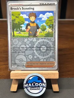 Brock's Scouting 146/159 Journey Together Uncommon NM 2025 Reverse Holo - Image 1