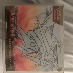 Pokemon Chaos Rising Pokemon Center ETB Elite Trainer Box SEALED WITH CASE. - Image 1