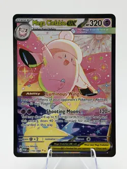 Mega Clefable Ex SIR 119/088 Pokemon TCG Perfect Order - Image 1