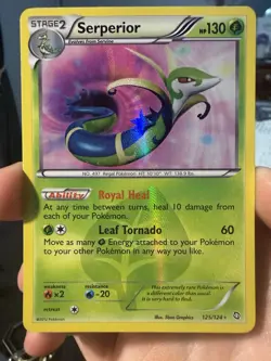 Pokemon TCG Serperior Secret Shiny 125/124 Dragons Exalted - Image 2