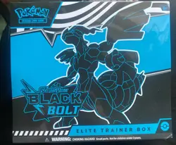 Pokemon TCG Scarlet & VioletBlack Bolt Elite Trainer Box (ETB).Factory Sealed. - Image 1