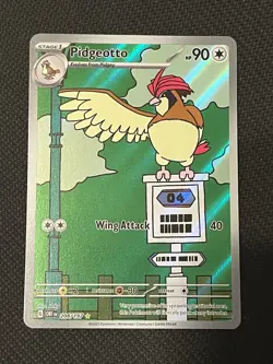 Pokemon TCG Obsidian Flames 208/197 Pidgeotto Illustration Rare - NM - Image 1