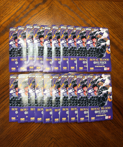 One Piece TCG OP-10 Royal Blood Sleeved Booster Packs Lot of 20 New Sealed - Image 1