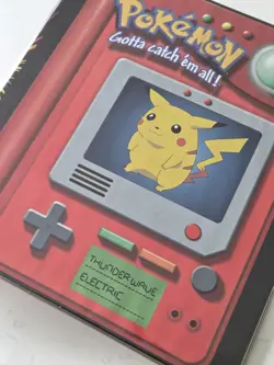 Pokemon Pikachu Trading Card Album Vintage 1997 3 Ring Binder - Image 2