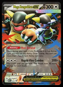 Mega Kangaskhan ex 025 Holo Mega Evolution Promo Pokemon Card - Image 1