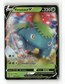 SWSH: Sword & Shield Promo Cards #SWSH100 Venusaur V Lightly Played (LP) - Image 1