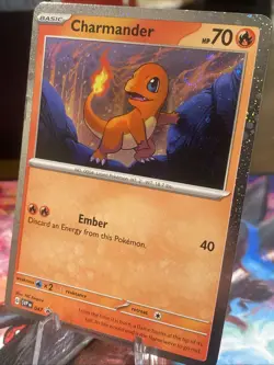 Charmander - 047 (Cosmos Holo) 047 Sv: Scarlet & Violet Promo Cards Holo - Image 2